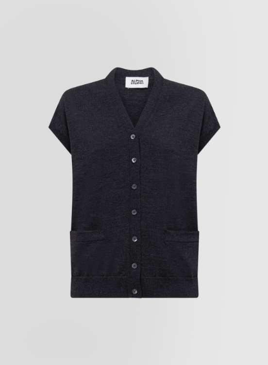 Completo Gilet e Pantalone in Maglia ALPHA STUDIO
