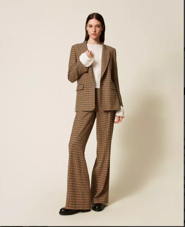 Completo Giacca e Pantalone in Pied de Poule TWINSET